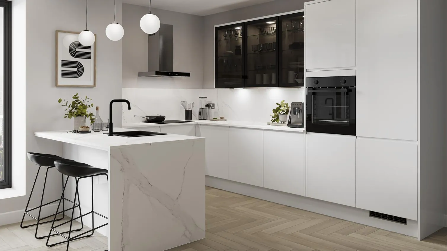 Signature Series Gloss White keuken